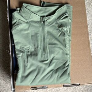 Men’s XL RHONE Matte Green Session 1/4 Zip